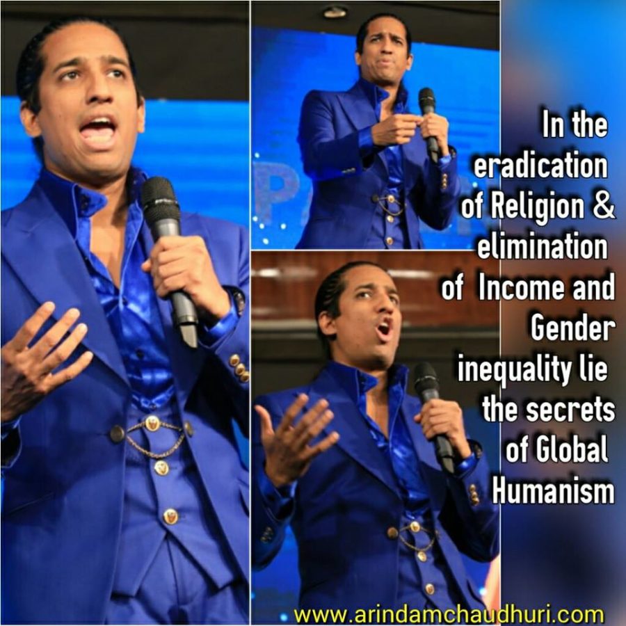 Prof. Arindam Chaudhuri expresses his views on health access on the event of Bharatiya Manavata Vikas Puraskar, 2018